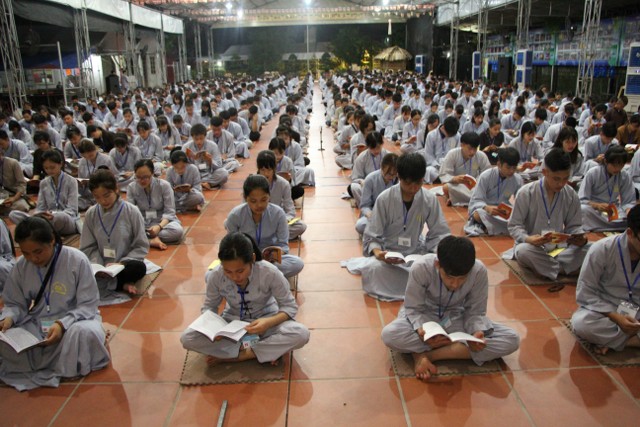 Thái Bình: Gần 700 thiện sinh dự khóa tu mùa hè chùa Từ Xuyên