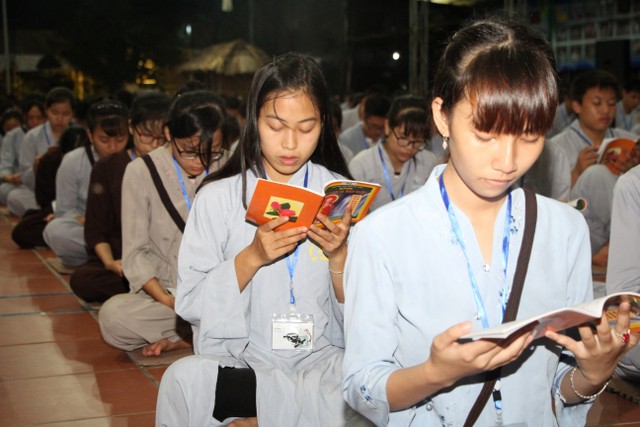 Thái Bình: Gần 700 thiện sinh dự khóa tu mùa hè chùa Từ Xuyên