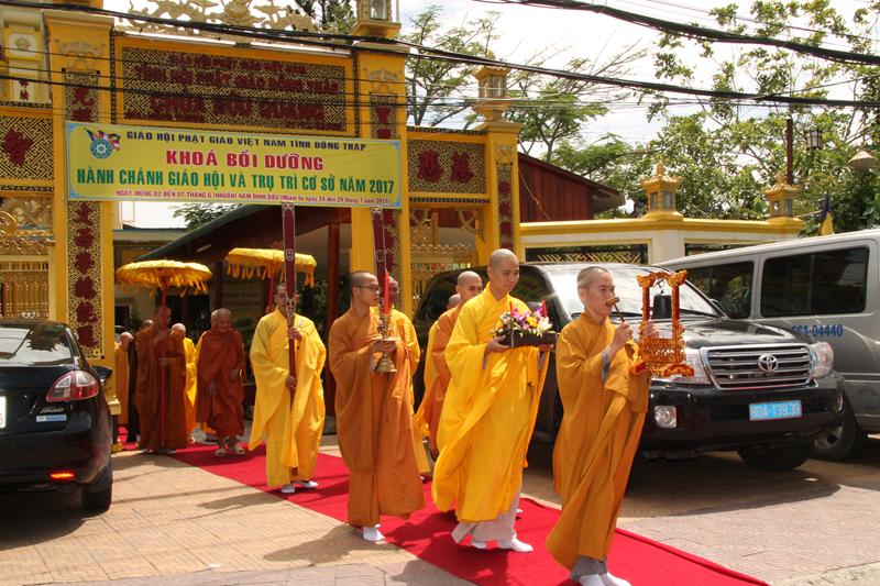 Đồng Tháp: Bế giảng Khóa hành chánh giáo hội năm 2017