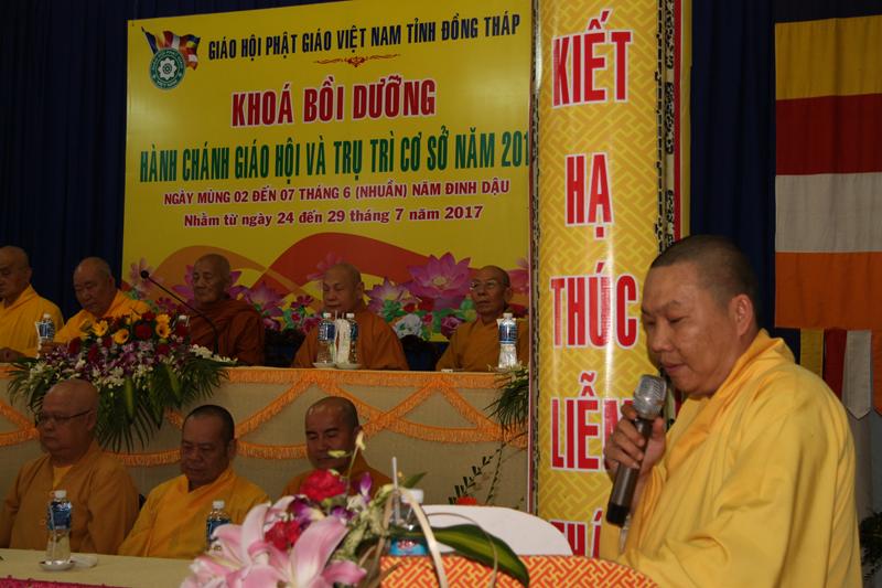 Đồng Tháp: Bế giảng Khóa hành chánh giáo hội năm 2017