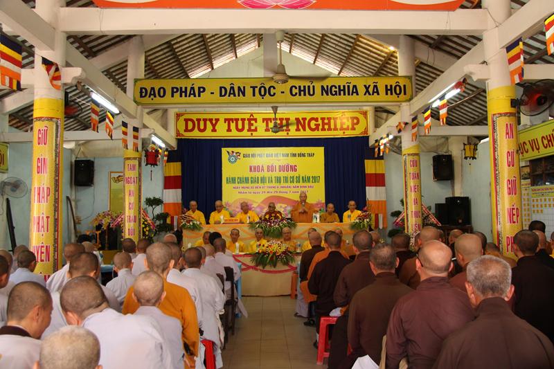 Đồng Tháp: Bế giảng Khóa hành chánh giáo hội năm 2017
