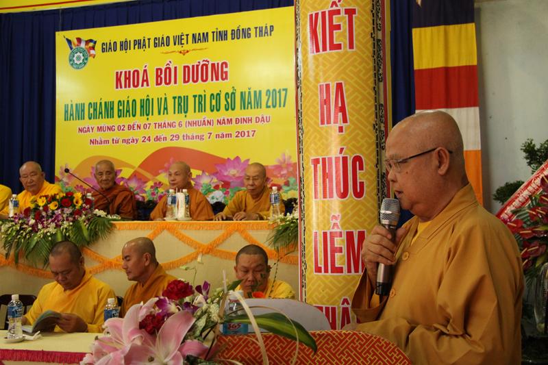 Đồng Tháp: Bế giảng Khóa hành chánh giáo hội năm 2017