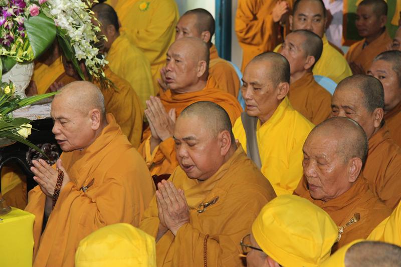 PG Đồng Tháp: Truy điệp và cung thỉnh Cố HT. Thích Thiện Hiệp nhập Bảo tháp