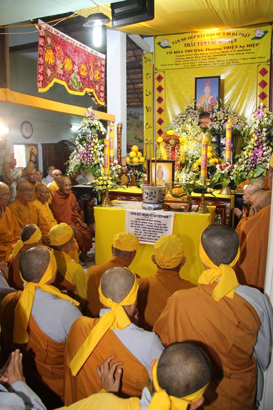 PG Đồng Tháp: Truy điệp và cung thỉnh Cố HT. Thích Thiện Hiệp nhập Bảo tháp