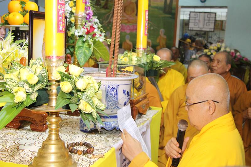 PG Đồng Tháp: Truy điệp và cung thỉnh Cố HT. Thích Thiện Hiệp nhập Bảo tháp