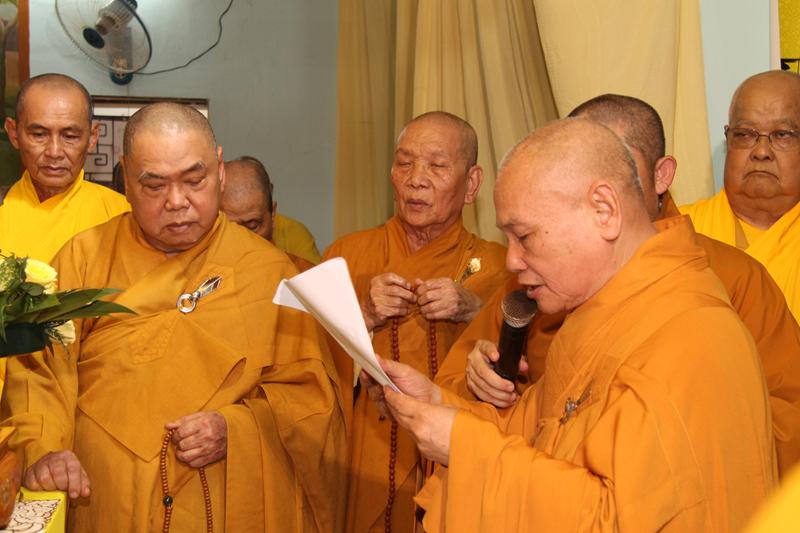 PG Đồng Tháp: Truy điệp và cung thỉnh Cố HT. Thích Thiện Hiệp nhập Bảo tháp