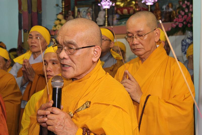 PG Đồng Tháp: Truy điệp và cung thỉnh Cố HT. Thích Thiện Hiệp nhập Bảo tháp