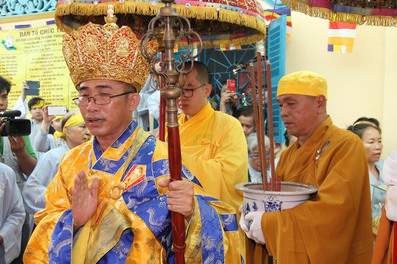 PG Đồng Tháp: Truy điệp và cung thỉnh Cố HT. Thích Thiện Hiệp nhập Bảo tháp