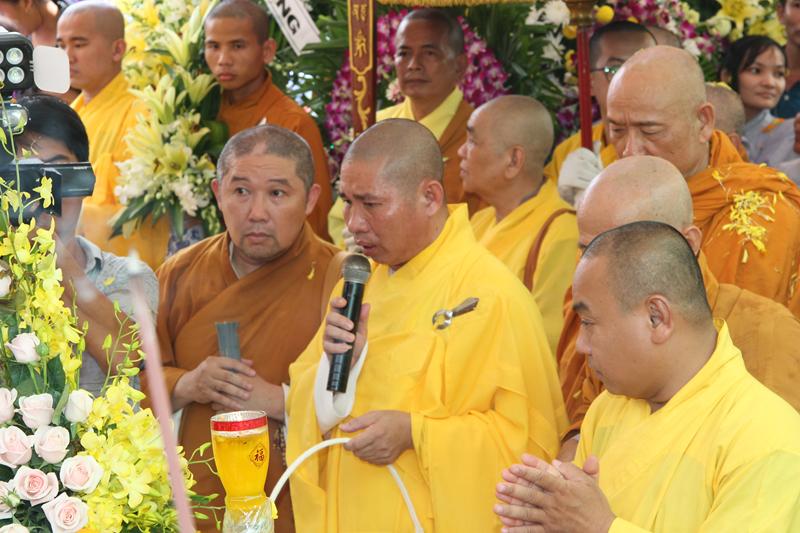 PG Đồng Tháp: Truy điệp và cung thỉnh Cố HT. Thích Thiện Hiệp nhập Bảo tháp