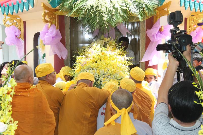 PG Đồng Tháp: Truy điệp và cung thỉnh Cố HT. Thích Thiện Hiệp nhập Bảo tháp
