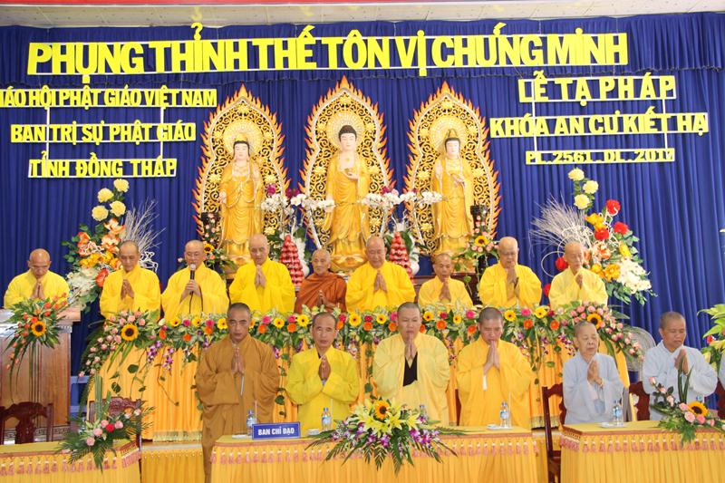 Đồng Tháp: Lễ Tạ Pháp an cư kiết hạ chùa Hưng Thiền (huyện Cao Lãnh)