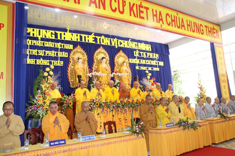Đồng Tháp: Lễ Tạ Pháp an cư kiết hạ chùa Hưng Thiền (huyện Cao Lãnh)