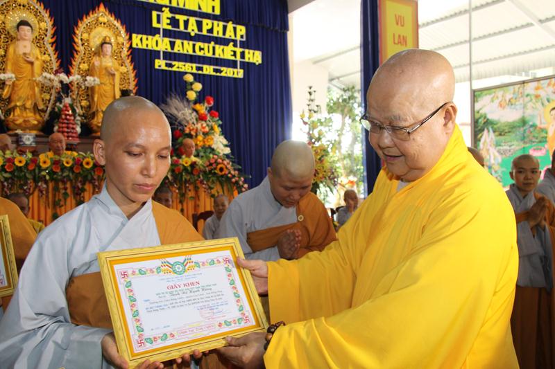Đồng Tháp: Lễ Tạ Pháp an cư kiết hạ chùa Hưng Thiền (huyện Cao Lãnh)