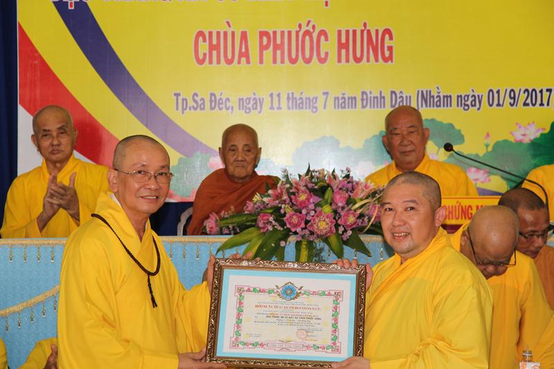 Đồng Tháp: Lễ tạ pháp chùa Phước Hưng , chùa Giác Tôn