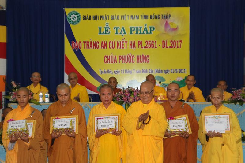 Đồng Tháp: Lễ tạ pháp chùa Phước Hưng , chùa Giác Tôn