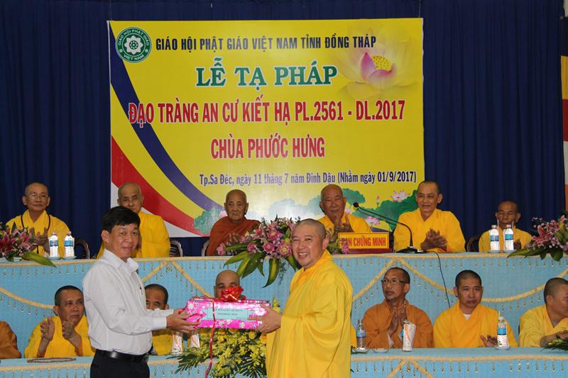 Đồng Tháp: Lễ tạ pháp chùa Phước Hưng , chùa Giác Tôn