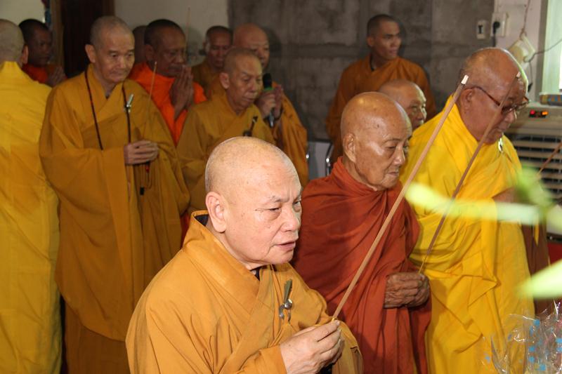 Đồng Tháp: Tưởng niệm điếu tang cố HT. Thích Thiện Tâm