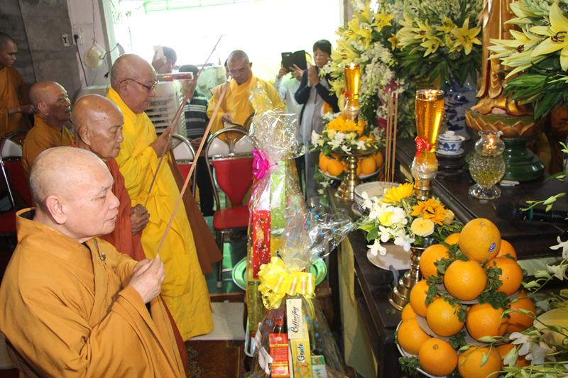 Đồng Tháp: Tưởng niệm điếu tang cố HT. Thích Thiện Tâm