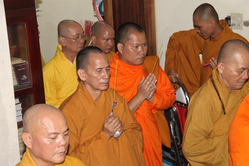 Đồng Tháp: Tưởng niệm điếu tang cố HT. Thích Thiện Tâm