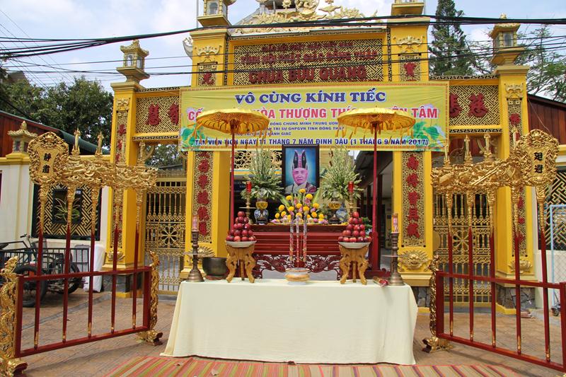 Đồng Tháp: Tưởng niệm điếu tang cố HT. Thích Thiện Tâm