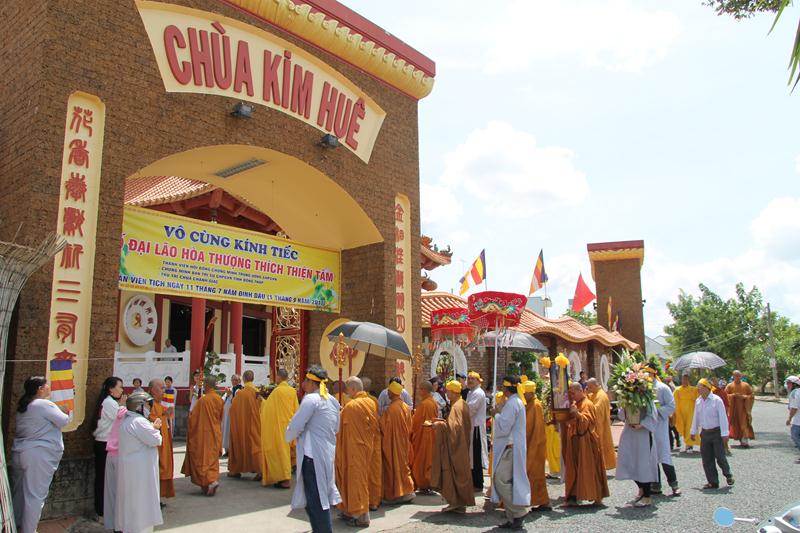 Đồng Tháp: Tưởng niệm điếu tang cố HT. Thích Thiện Tâm