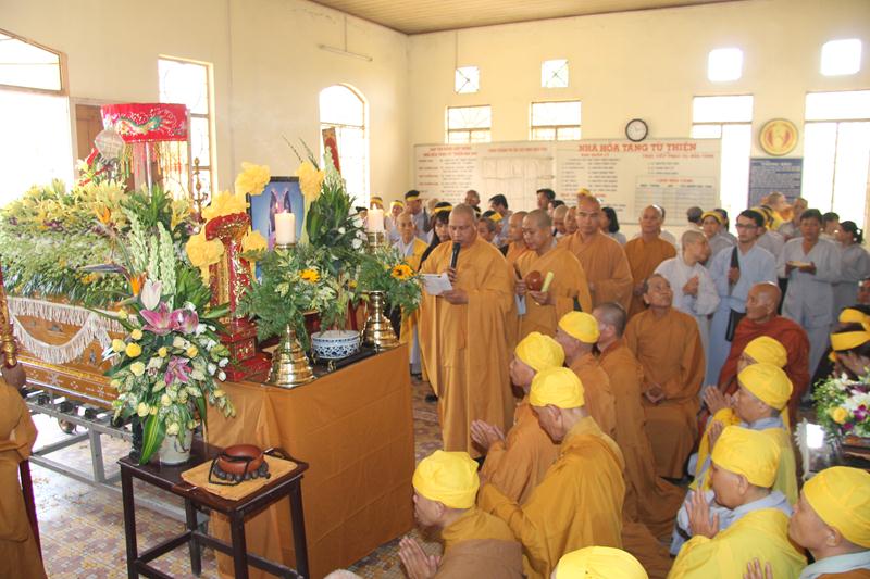 Đồng Tháp: Tưởng niệm điếu tang cố HT. Thích Thiện Tâm