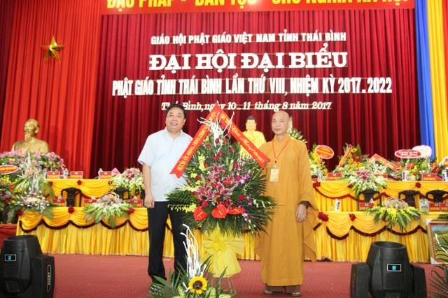 Trọng thể tổ chức Đại hội Đại biểu Phật giáo tỉnh Thái Bình