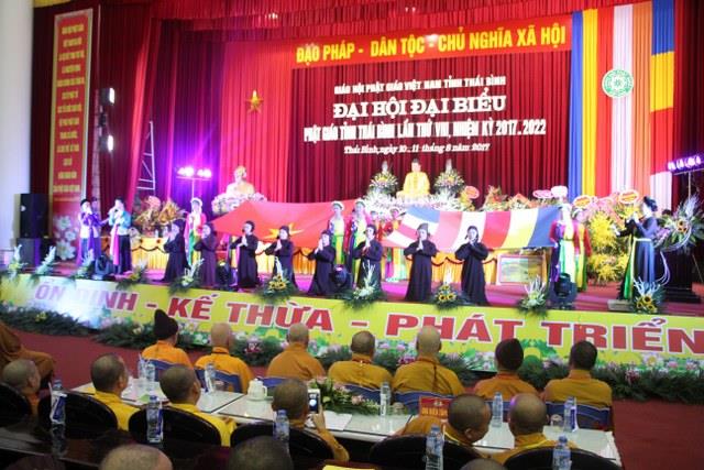 Trọng thể tổ chức Đại hội Đại biểu Phật giáo tỉnh Thái Bình
