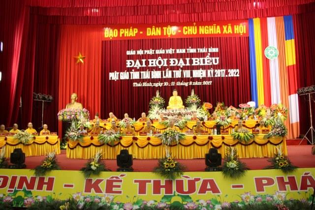 Trọng thể tổ chức Đại hội Đại biểu Phật giáo tỉnh Thái Bình