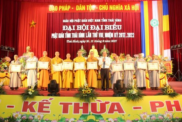 Trọng thể tổ chức Đại hội Đại biểu Phật giáo tỉnh Thái Bình