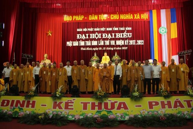 Trọng thể tổ chức Đại hội Đại biểu Phật giáo tỉnh Thái Bình