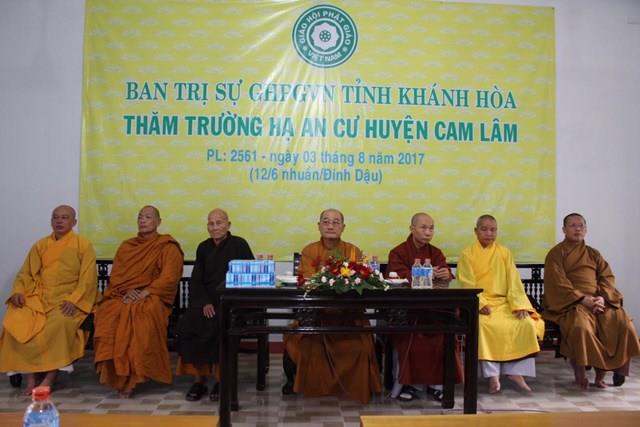 Khánh Hòa: 1.046 hành giã  An cư kiết hạ mùa hạ PL.2561
