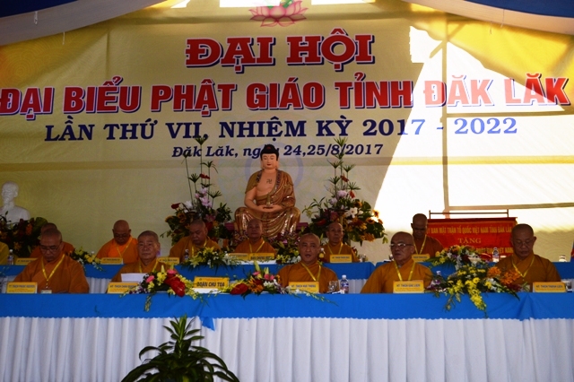 Đăk Lăk trọng thể khai mạc Đại hội Đại biểu Phật giáo tỉnh nhiệm  kỳ 2017-2022