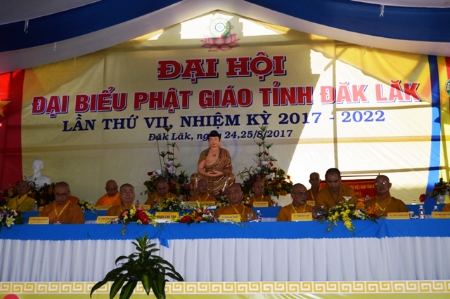 Đăk Lăk trọng thể khai mạc Đại hội Đại biểu Phật giáo tỉnh nhiệm  kỳ 2017-2022