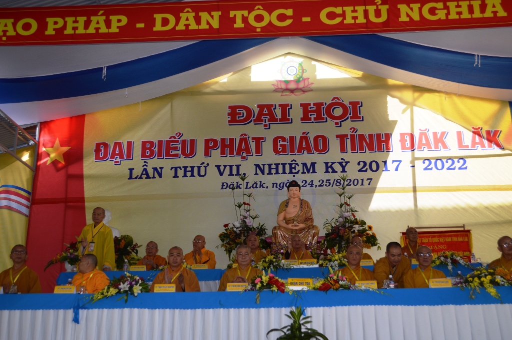 Đăk Lăk trọng thể khai mạc Đại hội Đại biểu Phật giáo tỉnh nhiệm  kỳ 2017-2022