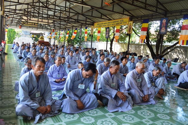 Khánh Hòa: Khóa tu Niệm Phật Một Ngày An Lạc lần thứ 88 tại chùa Sắc Tứ Minh Thiện