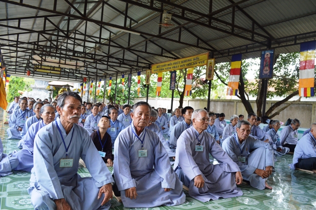 Khánh Hòa: Khóa tu Niệm Phật Một Ngày An Lạc lần thứ 88 tại chùa Sắc Tứ Minh Thiện
