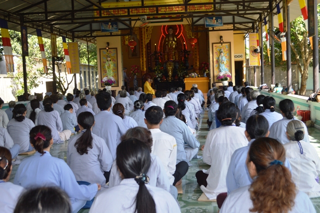 Khánh Hòa: Khóa tu Niệm Phật Một Ngày An Lạc lần thứ 88 tại chùa Sắc Tứ Minh Thiện