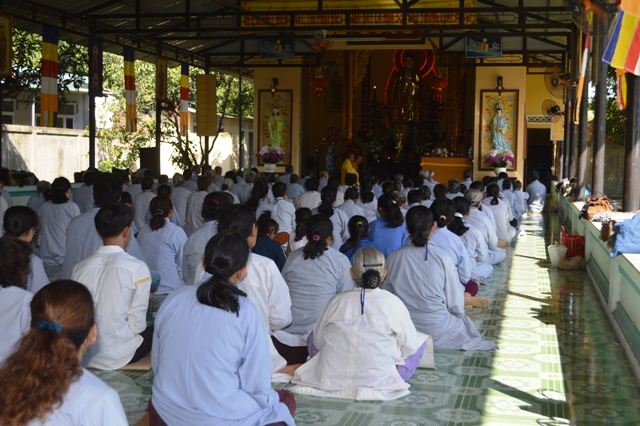 Khánh Hòa: Khóa tu Niệm Phật Một Ngày An Lạc lần thứ 88 tại chùa Sắc Tứ Minh Thiện