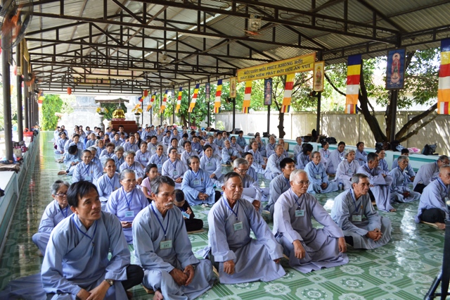 Khánh Hòa: Khóa tu Niệm Phật Một Ngày An Lạc lần thứ 88 tại chùa Sắc Tứ Minh Thiện