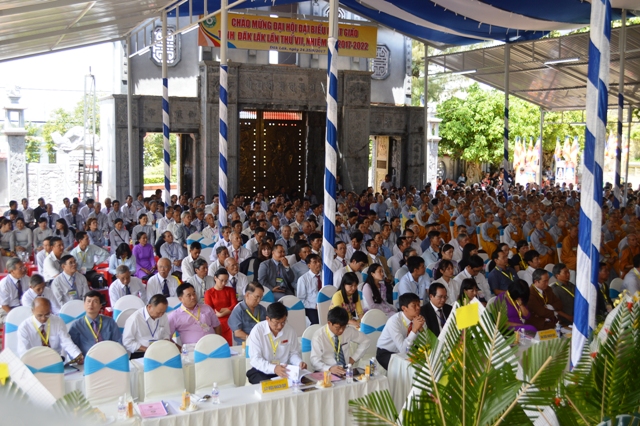 Đăk Lăk trọng thể khai mạc Đại hội Đại biểu Phật giáo tỉnh nhiệm  kỳ 2017-2022