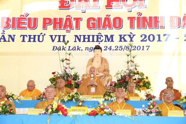 Đăk Lăk trọng thể khai mạc Đại hội Đại biểu Phật giáo tỉnh nhiệm  kỳ 2017-2022