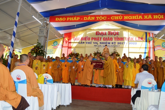 Đăk Lăk trọng thể khai mạc Đại hội Đại biểu Phật giáo tỉnh nhiệm  kỳ 2017-2022