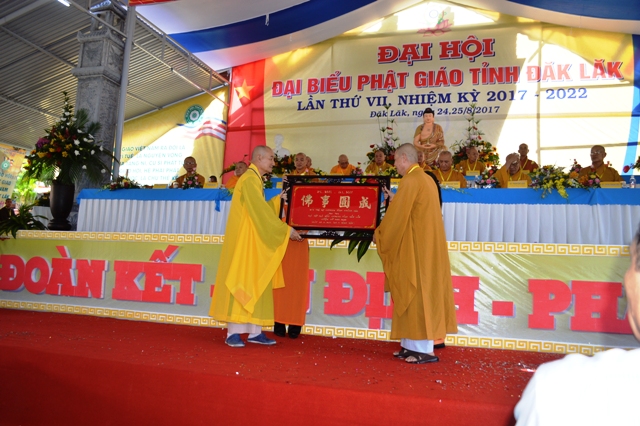 Đăk Lăk trọng thể khai mạc Đại hội Đại biểu Phật giáo tỉnh nhiệm  kỳ 2017-2022