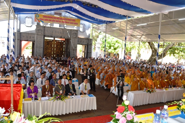 Đăk Lăk trọng thể khai mạc Đại hội Đại biểu Phật giáo tỉnh nhiệm  kỳ 2017-2022