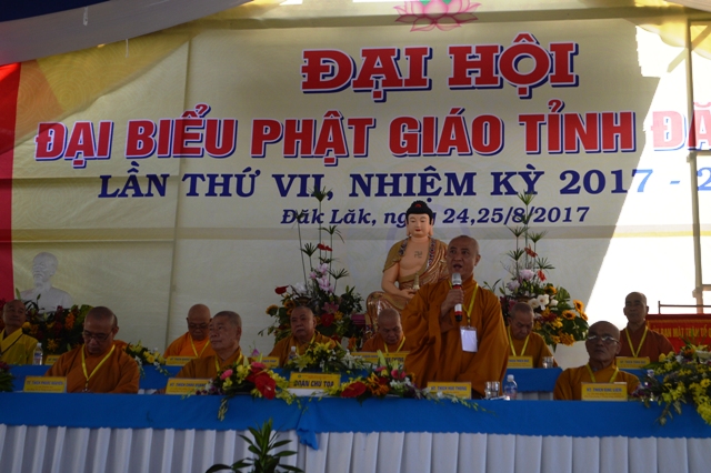 Đăk Lăk trọng thể khai mạc Đại hội Đại biểu Phật giáo tỉnh nhiệm  kỳ 2017-2022