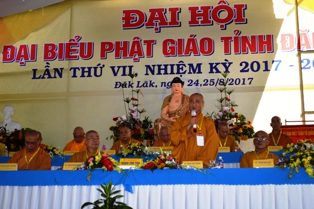 Đăk Lăk trọng thể khai mạc Đại hội Đại biểu Phật giáo tỉnh nhiệm  kỳ 2017-2022