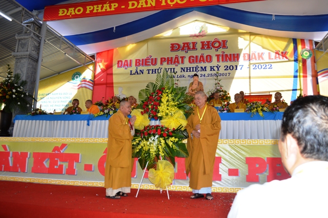 Đăk Lăk trọng thể khai mạc Đại hội Đại biểu Phật giáo tỉnh nhiệm  kỳ 2017-2022