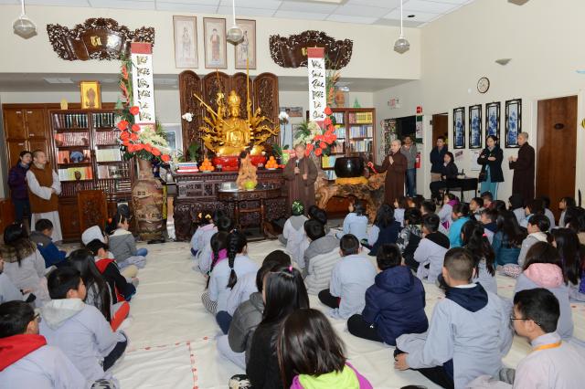 Chùa Đức Viên, San Jose, Hoa Kỳ, Khoá Tu Thiếu  Nhi Mùa Đông Năm 2017