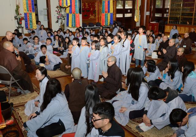 Chùa Đức Viên, San Jose, Hoa Kỳ, Khoá Tu Thiếu  Nhi Mùa Đông Năm 2017